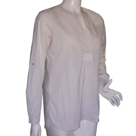 DIANE VON FURSTERBERG Blouse/Tunic, 4, Esti, Stretch, Long sleeve, Off-white - Picture 4 of 14